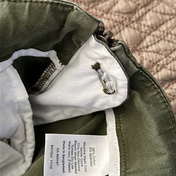 Talbots | Olive Green Heritage Straight Leg Pants Size 12 - Picture 11 of 11